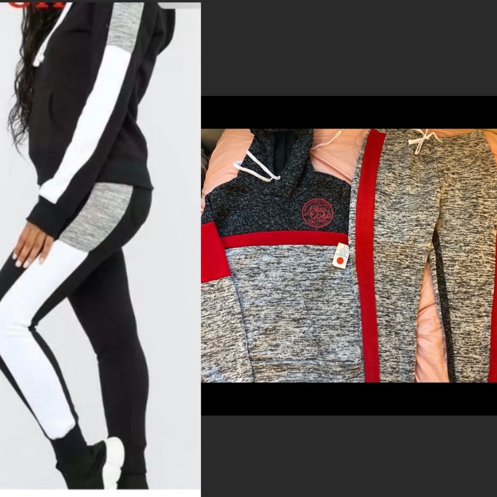 2 Tracksuits- hoodie and joggers sets